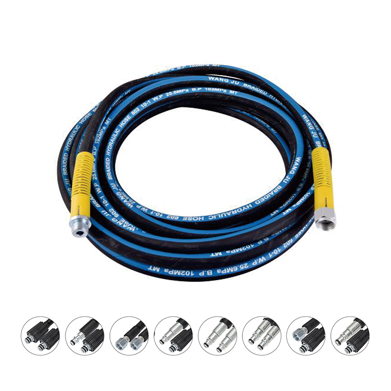 Blue Cloth Impression Steel Wire Reinforced Hose - Image 3